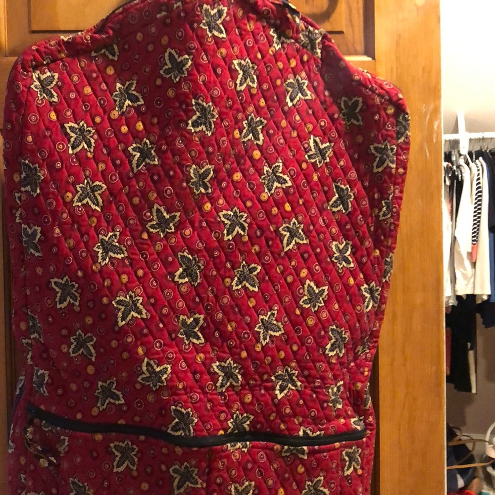 Vera Bradley garment bag and duffel bag set